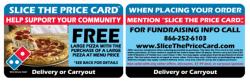 Domino's Pizza Fundraiser!