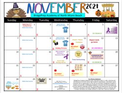 November calendars