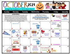 October calendars