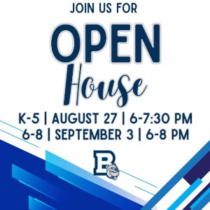 Open House 6th -8th Grade