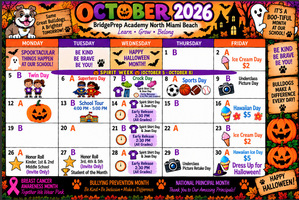 ✨October 2026 Activity Calendar ✨